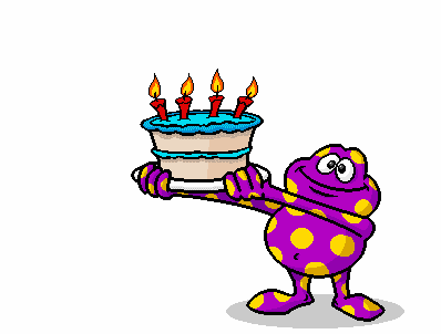 открытка с днем рождения анимация