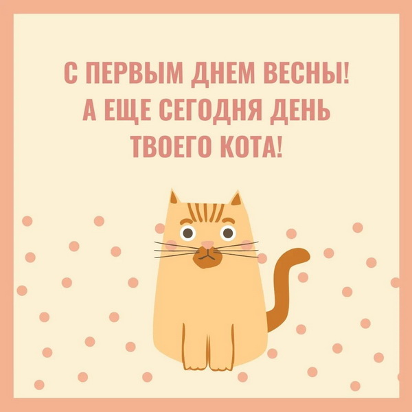 Прикольные открытки на День кошек